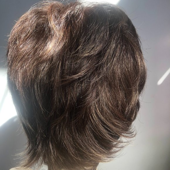 Adelle Wig by Rene of Paris- Color: Marble Brown-R - Picture 3 of 13